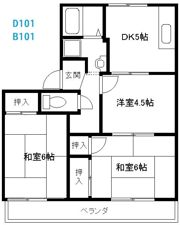 シティガーデン藤の間取り画像