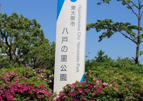 近くの八戸の里公園まで480m（徒歩6分）