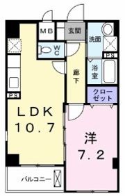 エアリーU.S.IIの間取り画像