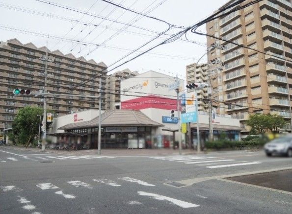 近くのグルメシティ八尾店まで259m（徒歩4分）