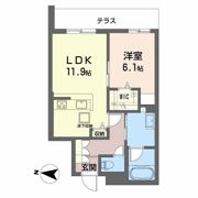 シャーメゾン ジー コート ホウゼンジの間取り画像
