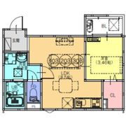 F＋style八尾北本町2号館の間取り画像