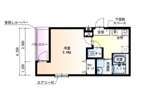 フジパレス小阪II番館の間取り画像