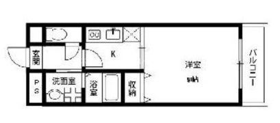 アンプルールクラージュエトッフの間取り画像