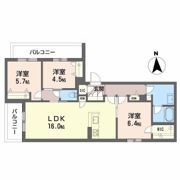 ラ ウェストの間取り画像