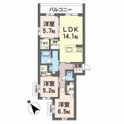 シャーメゾン ストーンフィールドの間取り画像