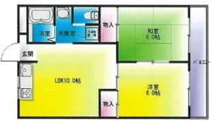 フジモトハイツB棟の間取り画像