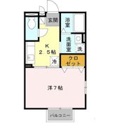 アミティエ山本の間取り画像