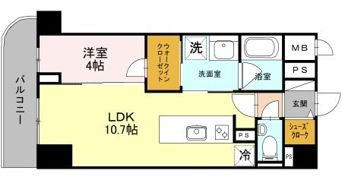 プレミアム菱屋西の間取り画像