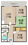 カーサフィオーレ壱番館の間取り画像