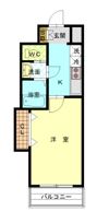 Luxe布施北IIの間取り画像