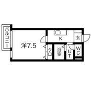 エムフラット衣摺Iの間取り画像