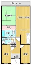 ルミエールやまもとの間取り画像