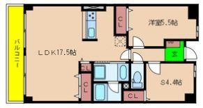 ルミエール八尾の間取り画像