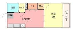 柴本マンションの間取り画像