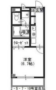 アンプルールフェール寿の間取り画像