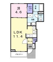 アートン若江西の間取り画像
