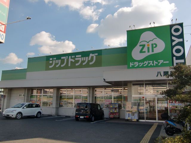 近くのジップドラッグ東洋薬局八尾南店まで790m（徒歩10分）