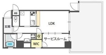 イーストレジデンスの間取り画像