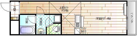 グランディエビスの間取り画像