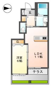 ユニヴァリィ ソーエの間取り画像
