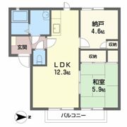 コート ジュネスの間取り画像