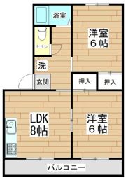 シャルル久宝寺の間取り画像