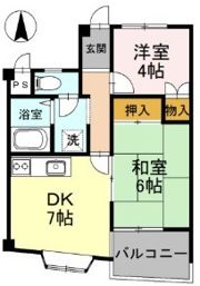 レジデンスタカラの間取り画像