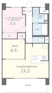 ディエスベアティ久宝寺口の間取り画像