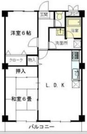 ルモン高安の間取り画像