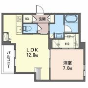 シャーメゾンベルフラワーの間取り画像