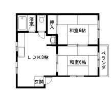 コスモハイツ陽和の間取り画像