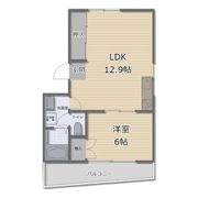 ユーアイコーポの間取り画像