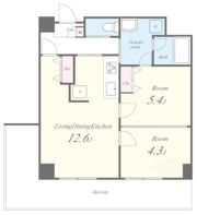 LUVIAS上小阪の間取り画像