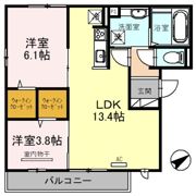 カーサリバティバランス セカンドの間取り画像