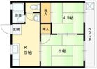 コーポみその Aの間取り画像