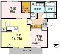 ブランシェメゾンの間取り画像