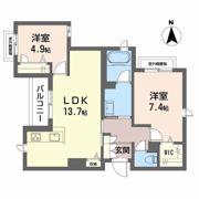 シャーメゾン ソレイユの間取り画像