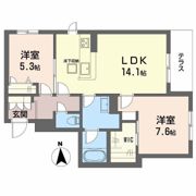 シャーメゾン深江北の間取り画像