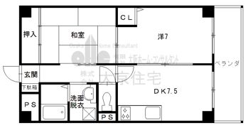 ドゥミール西山本の間取り画像