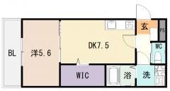 クレストメゾンの間取り画像