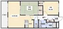 ロイヤル八尾久宝寺（分譲貸）の間取り画像