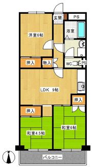 ピアパーク美園の間取り画像