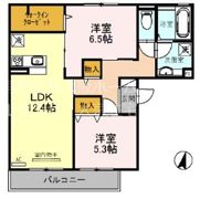 クリエ山本町南の間取り画像
