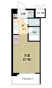 フォレストコート長瀬の間取り画像