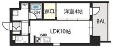 グランドゥーエ永和駅前の間取り画像