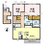 プレミール東本町の間取り画像