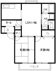 エバーグリーン ハイツの間取り画像