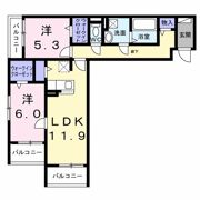 メゾンボヌールの間取り画像