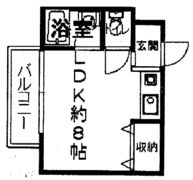 ヴィラージュ久宝園の間取り画像